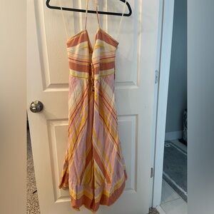 Anthropologie linen dress